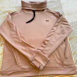 Women’s Under Armor cowl neck sweatshirt, size L.